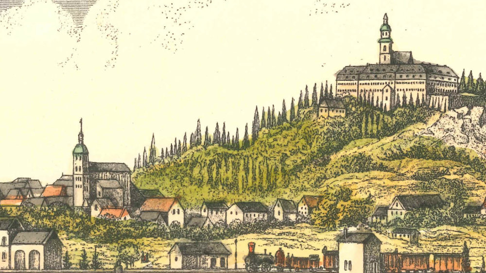 Zeichnung historisches Siegburg